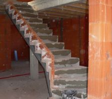 Escalier béton préfabriqué