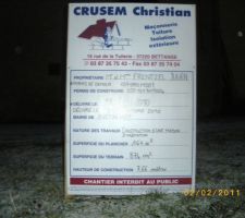PERMIS AFFICHER DEPUIS FIN NOVEMBRE 2010