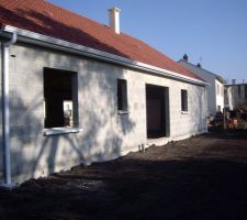 Mise en place des terres (derri&egrave;re)