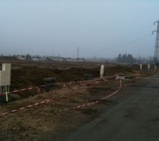 1er coffret &eacute;lectriques sur les terrains du lotissement !