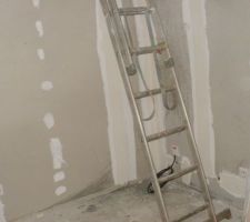 Escalier provisoire ;)