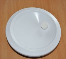 Bouche de sortie de canalisation du répartiteur air chaud (réglable)