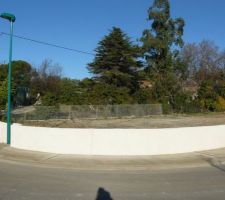 Vue du terrain de face!