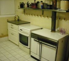 Côté cuisson, avec casserollier a gauche