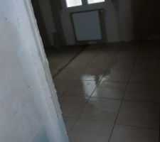 Carrelage de la chambre de facade droite