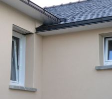 Enduit façade Nord