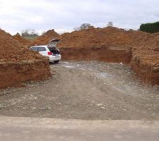 Entrée du chemin

Géotextile   tout venant 0/100
A la fin du chantier, il y aura une couche de finissions en 0/31