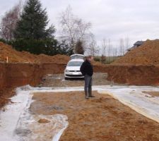 Inspection du chantier...