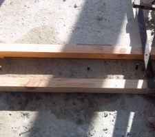 Quelques bout de tor de 8 pour que l appuie accroche