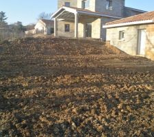 Remises en place des terres - vue arrière