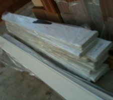 Bandeaux en PVC Blanc.