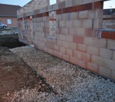 Drain en facade