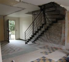 Installation escalier RDC