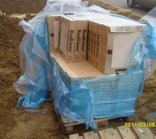 Livraison du carrelage  le 09/02/2011