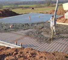 Et on coule la dalle