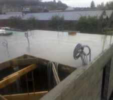 Plancher de l'étage terminé