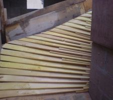 Mise en place de l'escalier