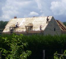 Fin du litonnage de la facade arrière