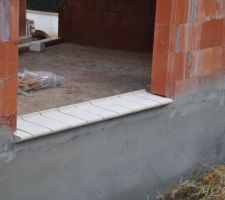 Margelles baies vitrées