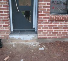 Contre marche qui se voit de la route et c'est vrai qu'on s'en fait une fixation