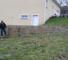 Mise en place des repères avant terrassement