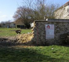 Pr&eacute;paration du chantier pour l'acc&egrave;s camion

fait en un week end