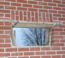 Linteau pour pav&eacute;s de verre garage