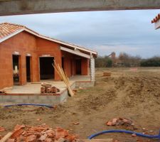 Vue de la terrasse de la 2ème terrasse