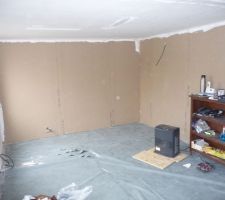 Placo chambre 2