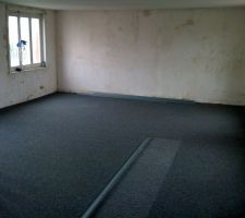 Moquette  &eacute;tage (palier ,placard ,chambre 1 et 2)