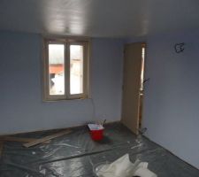 Peinture murs sur fibre chambre 1