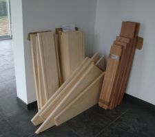 Les marches de l'escalier