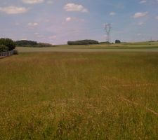 Terrain nu en L a l'envers