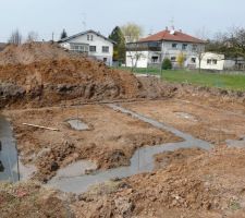 Les fondations ont été coulées