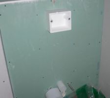Toilette suspendue ... euh son emplacement