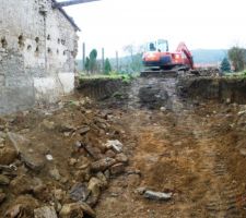 Terrassement en cours