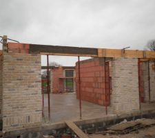 Décoffrage des linteaux