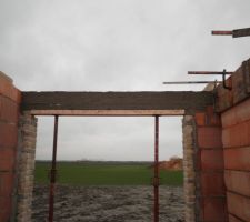 Décoffrage des linteaux