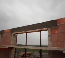 Décoffrage des linteaux