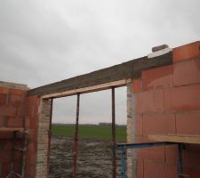 Décoffrage des linteaux