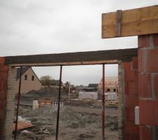 Décoffrage des linteaux