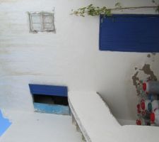 Partie haute du patio non rénovée