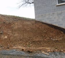 Terrassement vu de la route