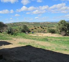 Vue d'ensemble sur la fosse 4MX5Mètres