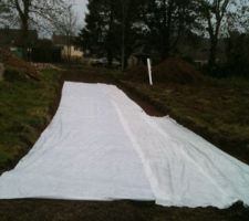 G&eacute;otexile du chemin d'acc&eacute;s