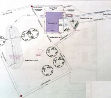 Plan de masse : terrain env. 1750 m²...