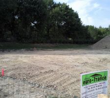 Un d&eacute;but de terrassement