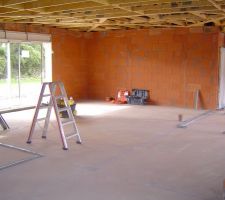 Le salon/salle à manger
