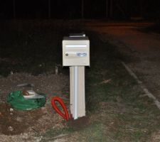 Pose de la boite aux lettres