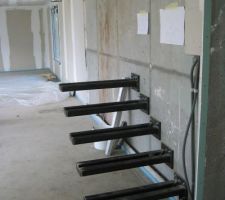 Les 5 premières marches de notre escalier!!!